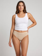 Flow tracking beige inner liner period tracking briefs | Period Undies Australia