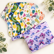 Eco Pad Regular Pack (5 Regular Eco Pads, wet bag)