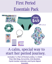 First Period Kit | Teen & Tween Underwear Pack - Underwear