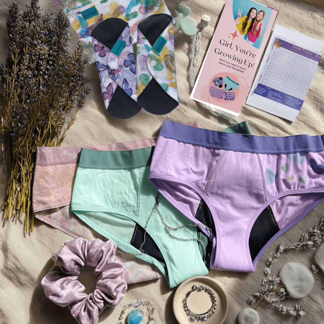 First Period Kit | Teen & Tween Underwear Pack - Underwear