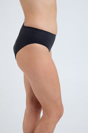 Invisi Seamfree Period Undies - Black French Midi Seamless