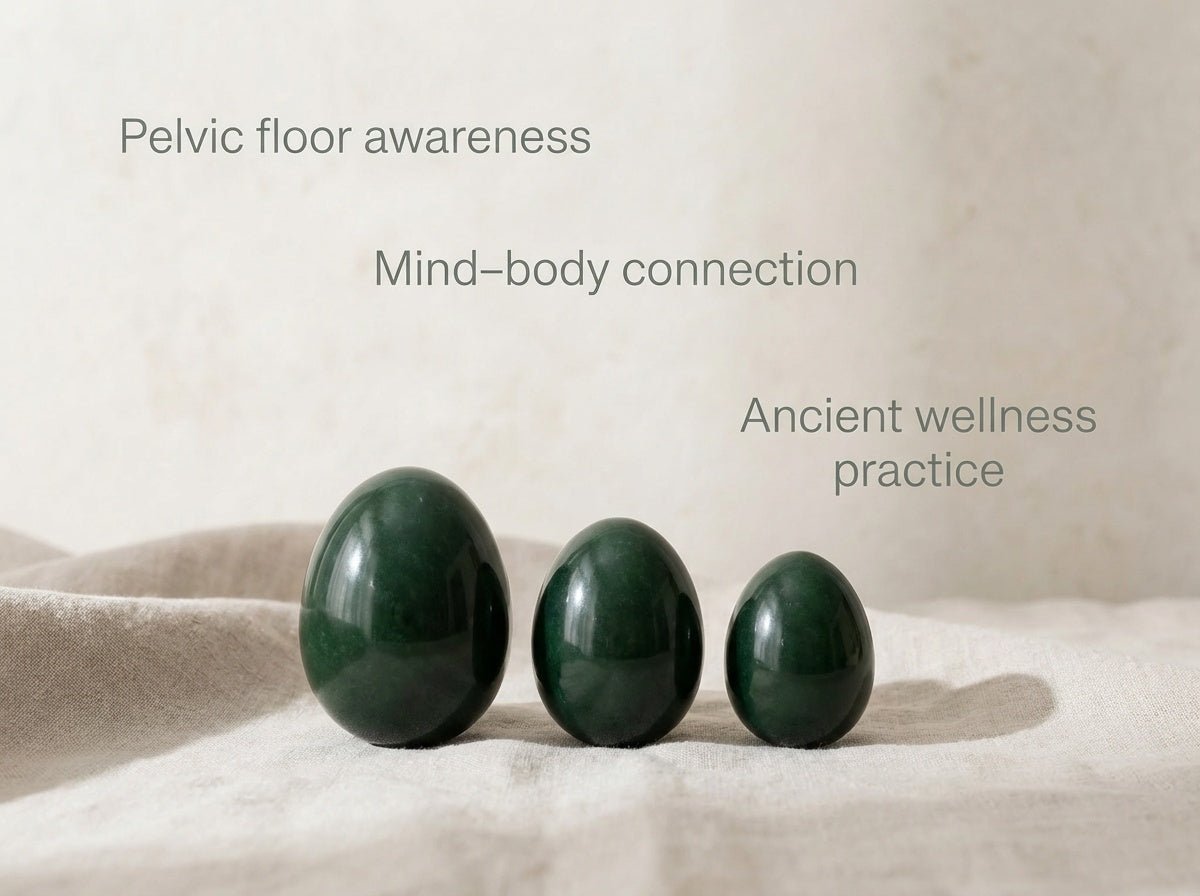 Nephrite Jade Strength & Balance Yoni Eggs - Yoni Eggs