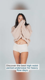 Orgaknix High Waist Period Underwear | Mod/Heavy