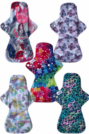 Eco Pad Overnight Pack (5 Overnight Pads, wet bag) - Feminine Pads & Protectors