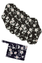 Eco Pad Regular Pack (5 Regular Eco Pads, wet bag) - Feminine Pads & Protectors