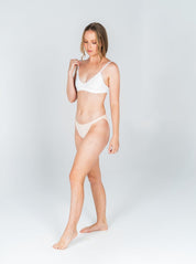 Orgaknix Hi Cut Active Dance Bikini Period Underwear - Underwear